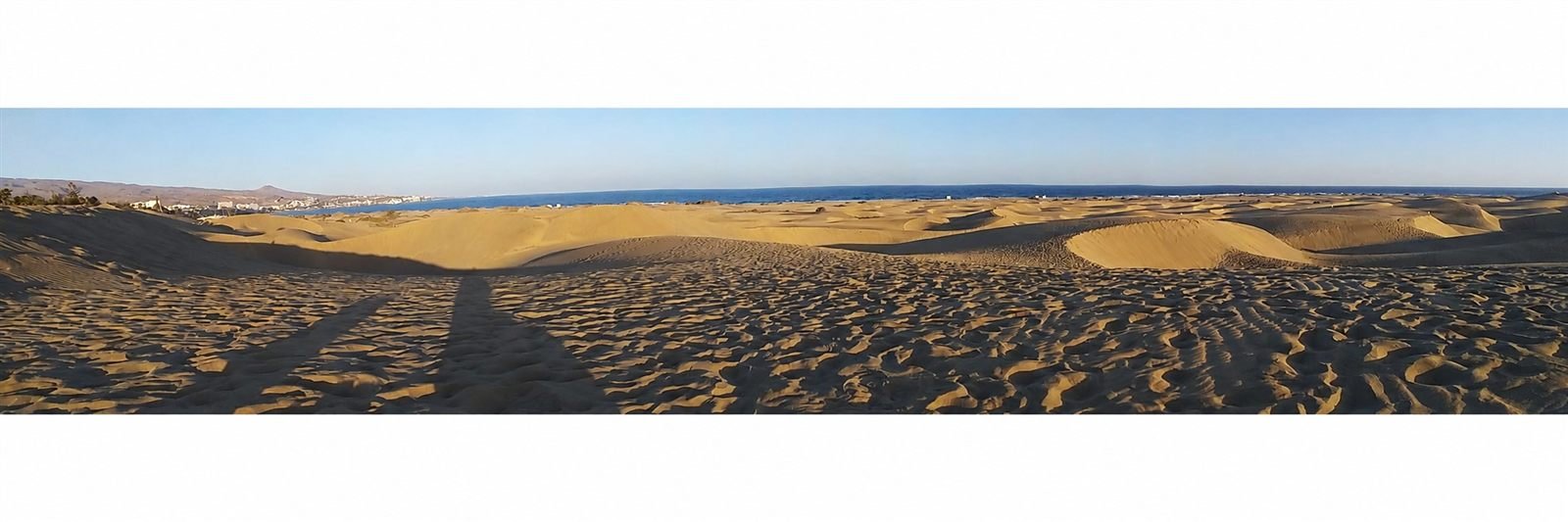 Sanddynene i Maspalomas ved solnedgang, Gran Canaria